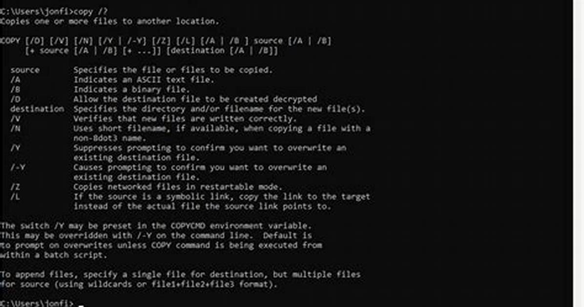 Cmd Copy Command