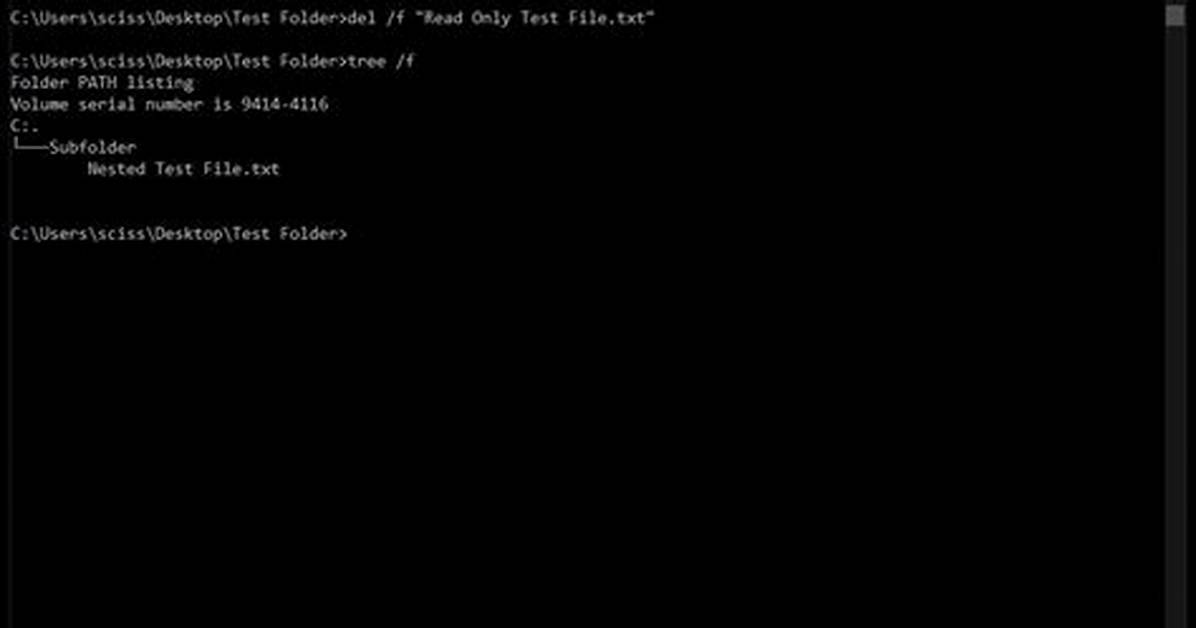 Cmd Delete Folder