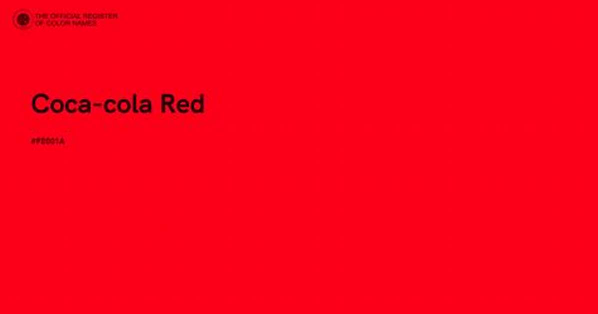 Coca Cola Red