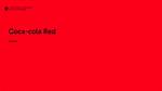 Coca Cola Red