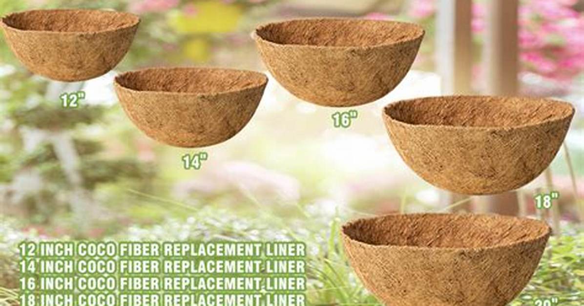 Coconut Planter Liners