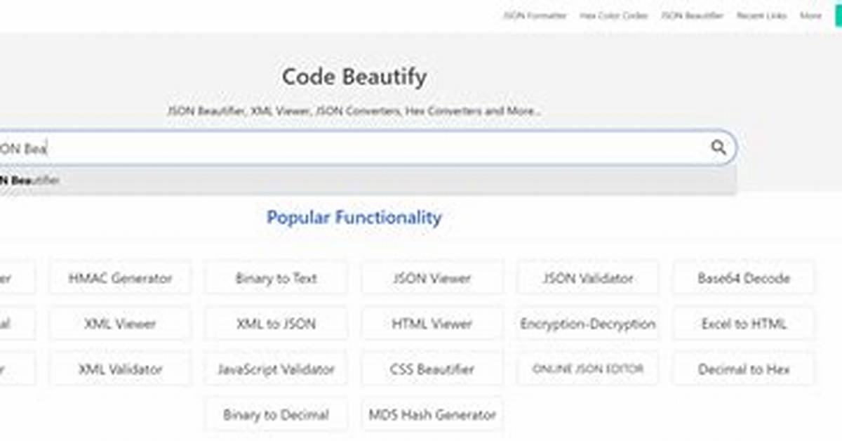 Code Beautify