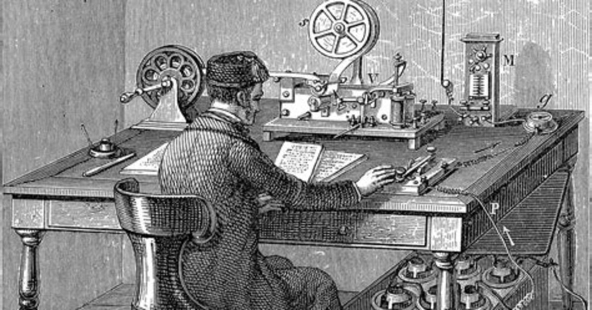___ Code (System Used by Telegraph Operators)