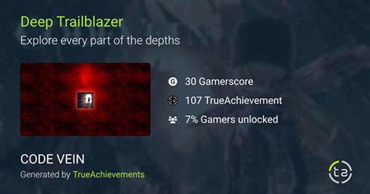 Code Vein – Deep Trailblazer