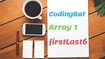 Codingbat - Java - Array1 - firstLast6 - How to Call the Boolean Method with an Array as a Parameter