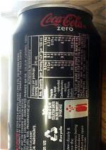 Coke Zero Sodium