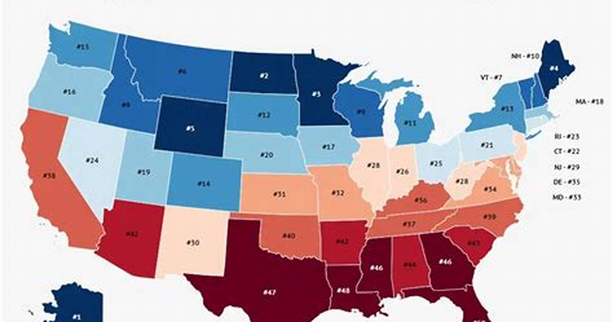 Coldest States