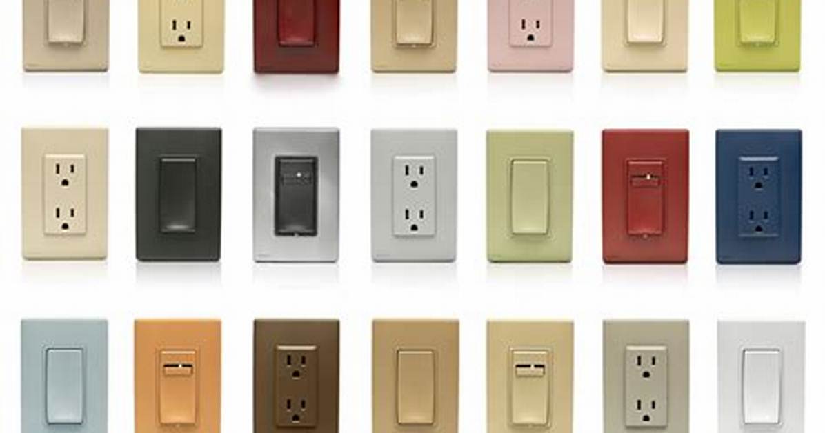 Colored Electrical Outlets