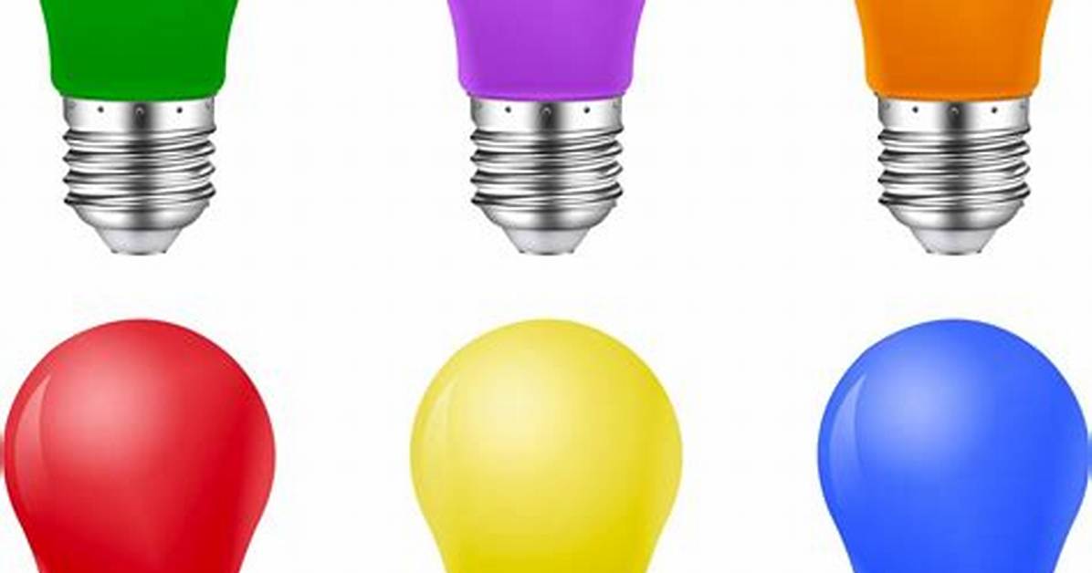Colored Light Bulbs