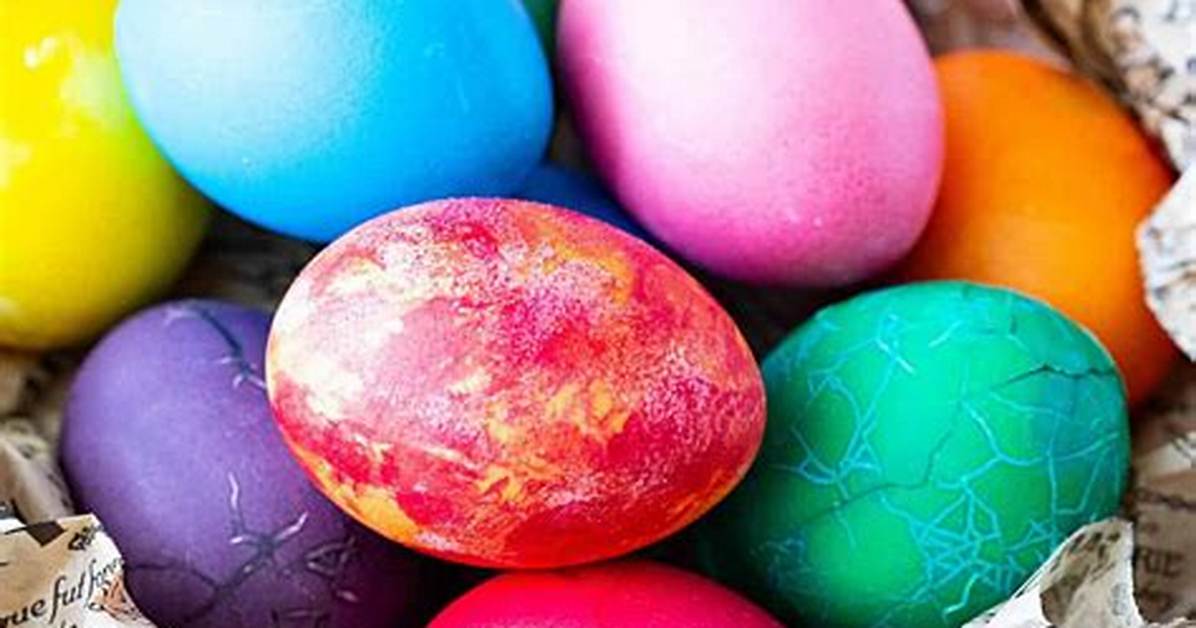 Colored Like Easter Eggs