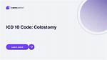 Colostomy Icd 10