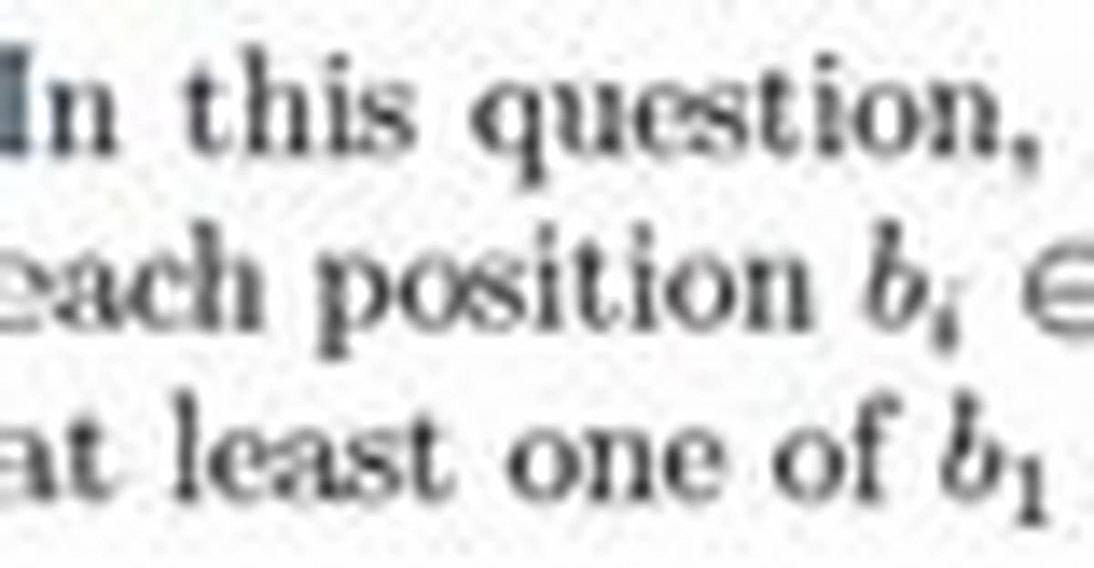 Combinatorics, Ternary Strings