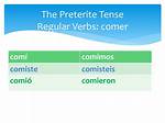 Comer Preterite