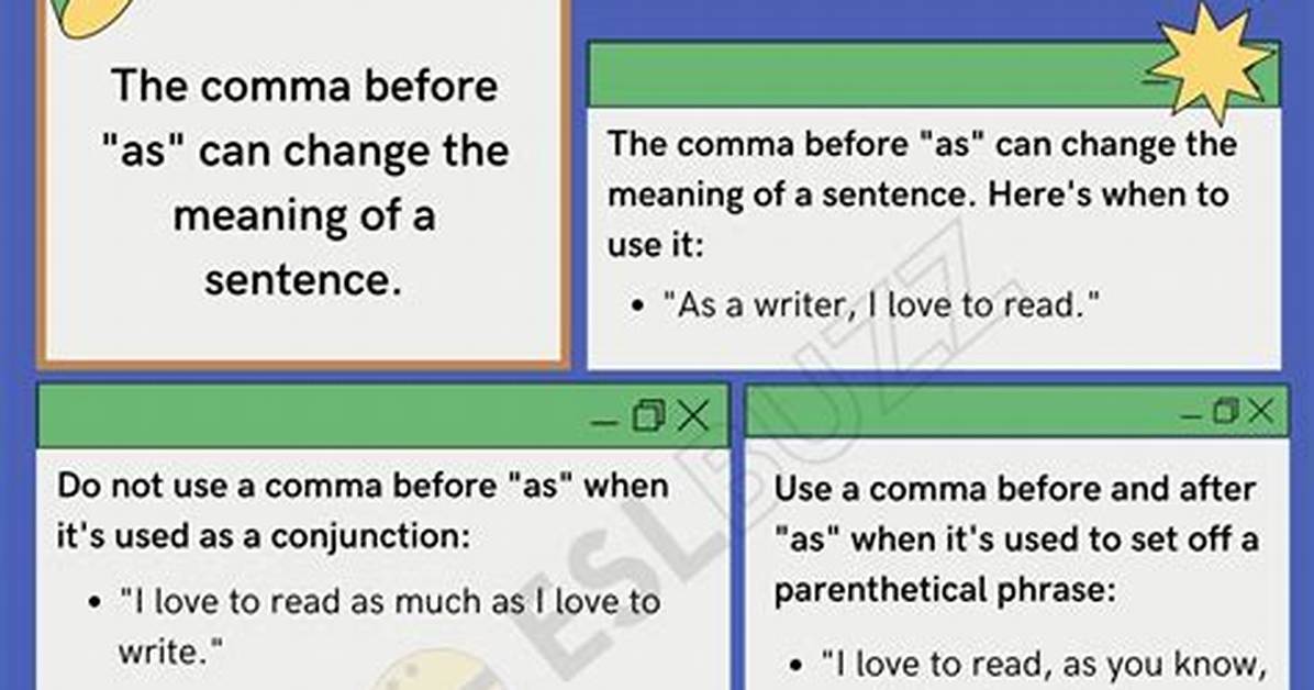 Comma Before Who