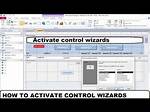 Command Button Wizard Doesn't Start