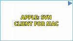 Command-Line Svn Client for Mac