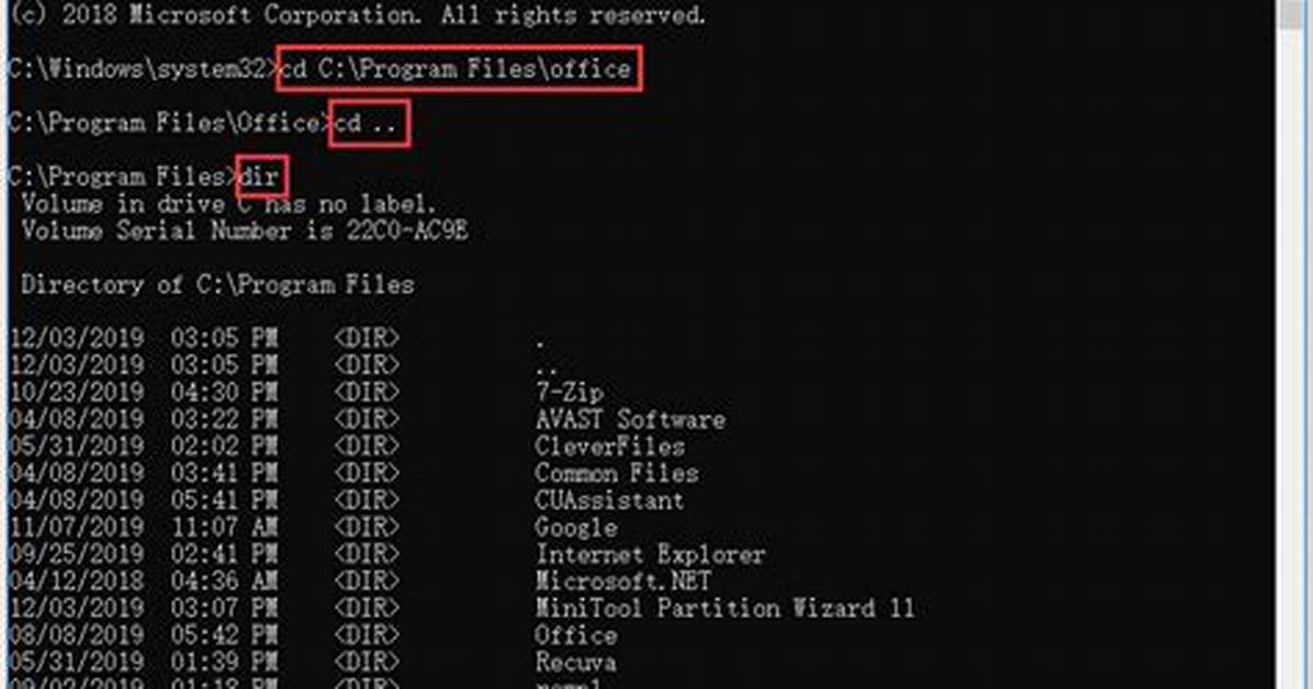 Command Prompt Change Drive