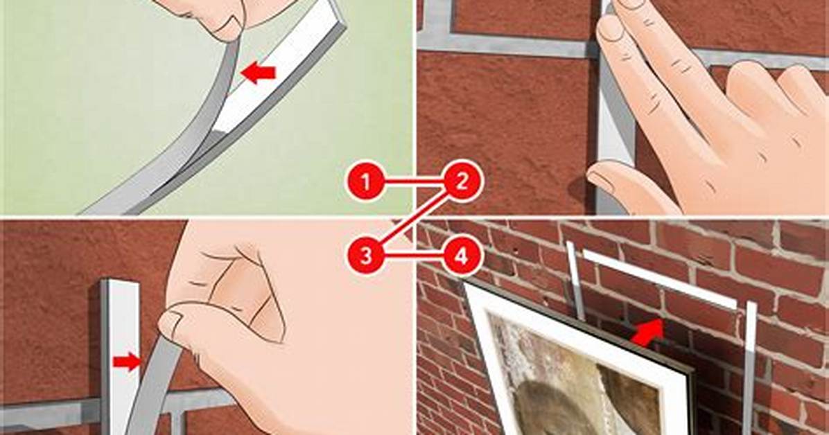 Command Strips for Brick