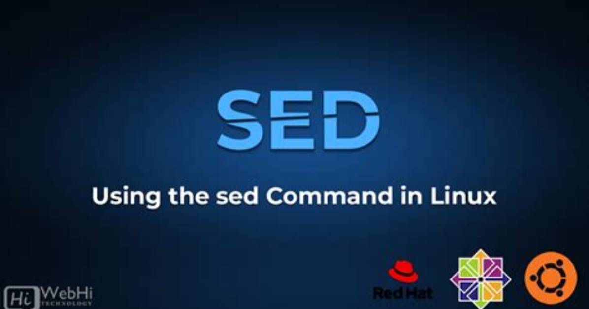 Command Using Sed