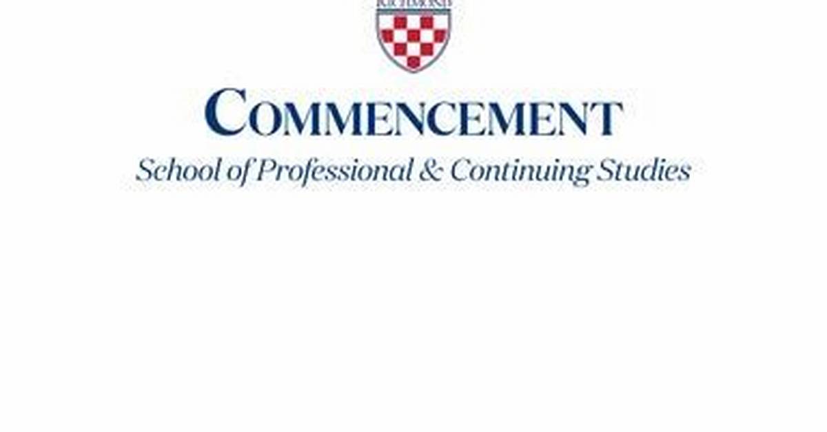 Commencement - School of Professional & Continuing Studies