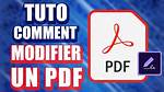 Comment Modifier Un Fichier Pdf?
