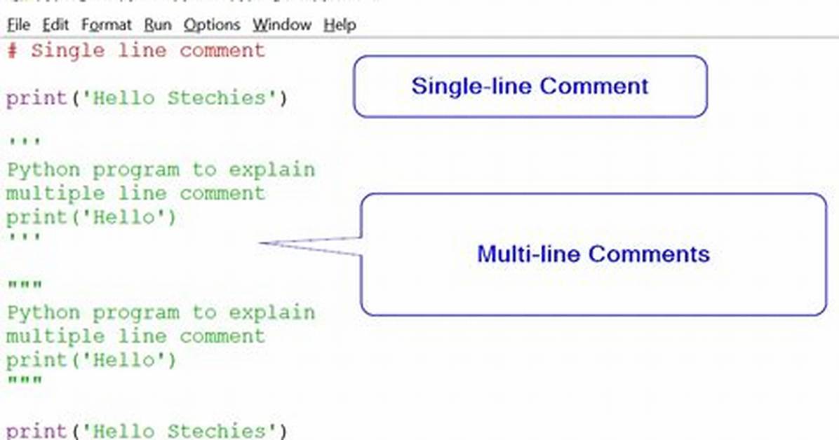 Comment Python