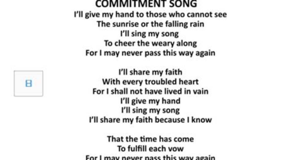 Commitment Song Lyrics