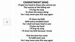 Commitment Song Lyrics