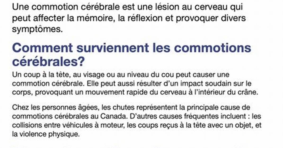 Commotions