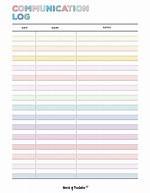 Communication Log