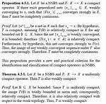Compact Operators and Completely Continuous Operators