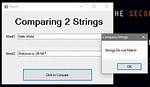 Comparing Strings in Vb. Net