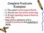 Complete Predicate Examples