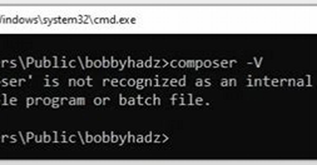 Composer: Command Not Found