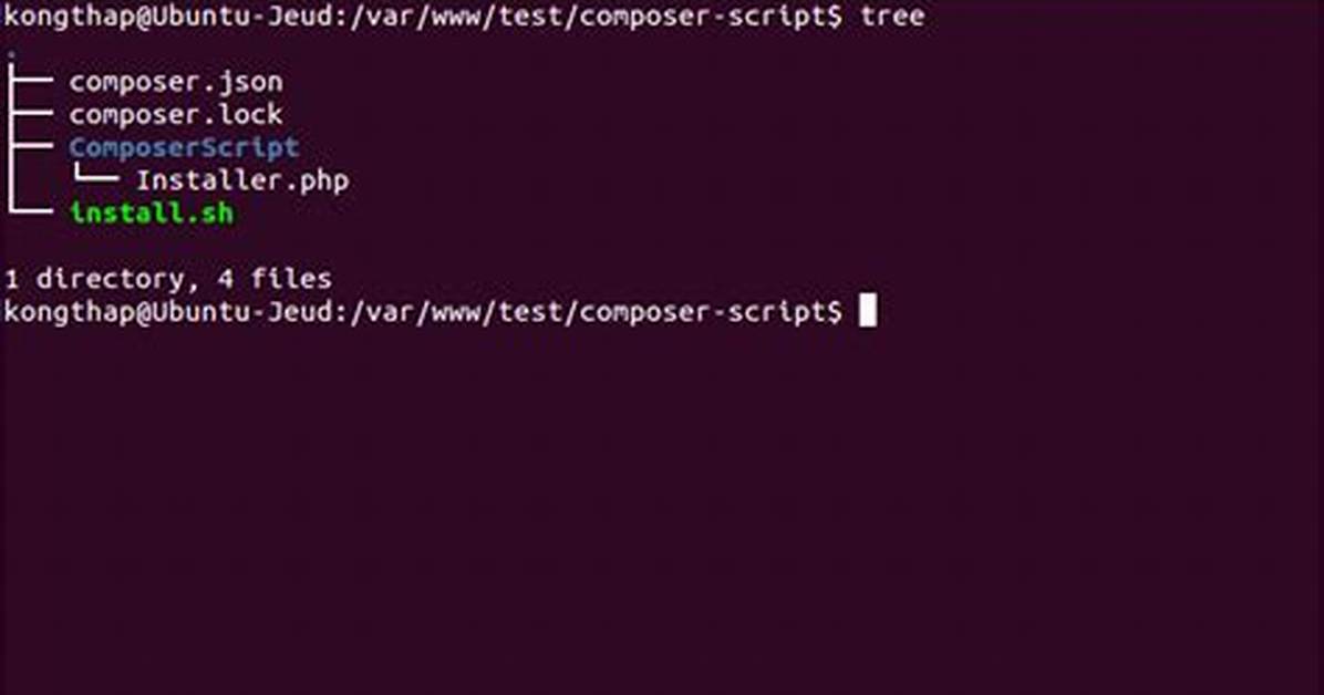 Composer Post-Install-Cmd Php Script Doesn't Wait for Input