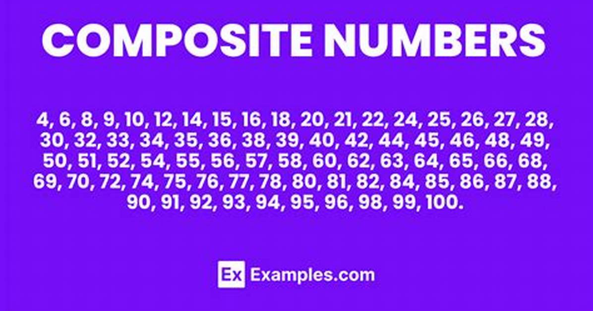 Composite Numbers