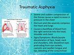 Compression Asphyxia Definition