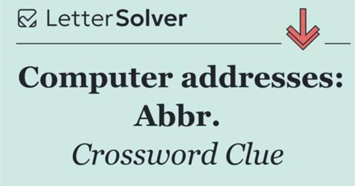 Computer Image That Moves: Abbr.