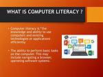 Computer Literate Meaning