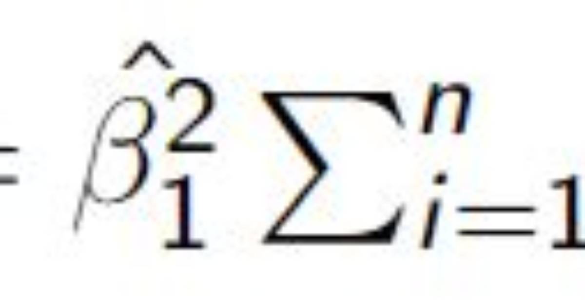 Computing Ssreg and Ssres (Regression)