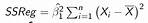 Computing Ssreg and Ssres (Regression)