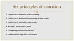 Concision Meaning