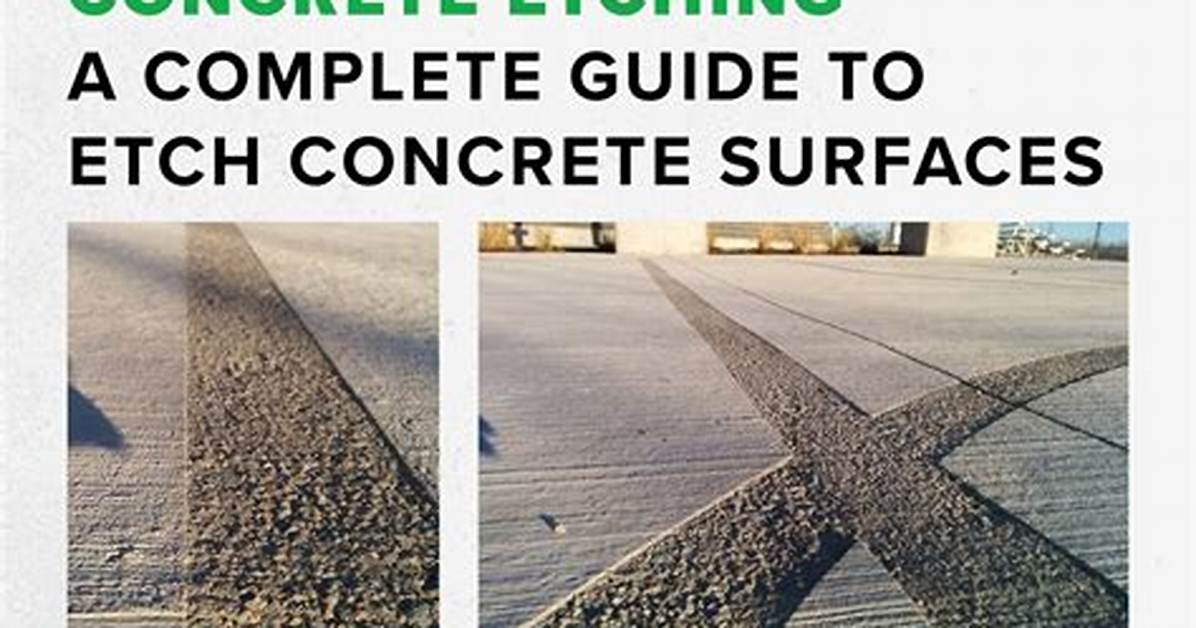 Concrete Etching