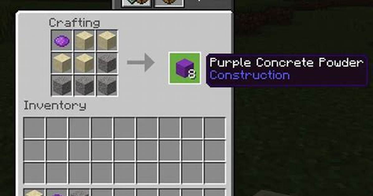 Concrete Minecraft