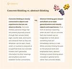 Concrete Thinking Definition