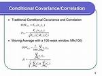 Conditional Covariance.