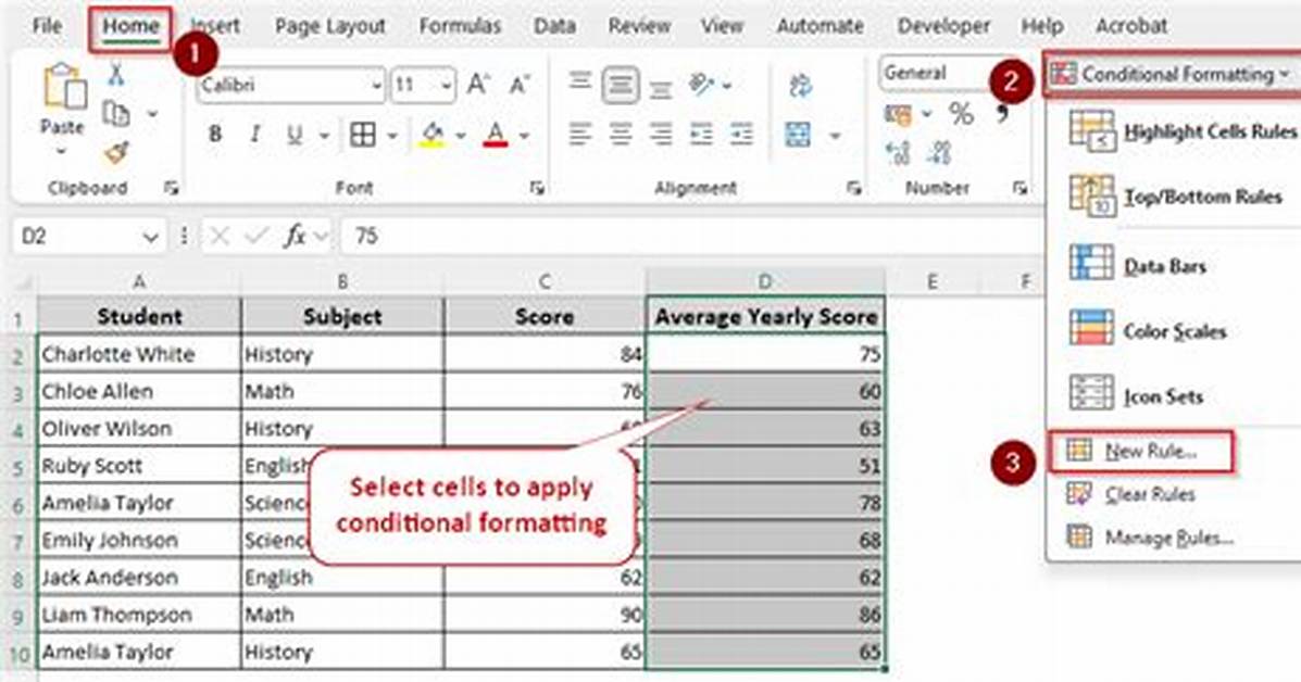 Conditional Formatting in Excel Based on Another Column