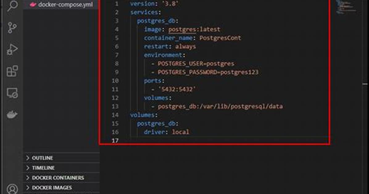 Configure Dockerfile with Postgres