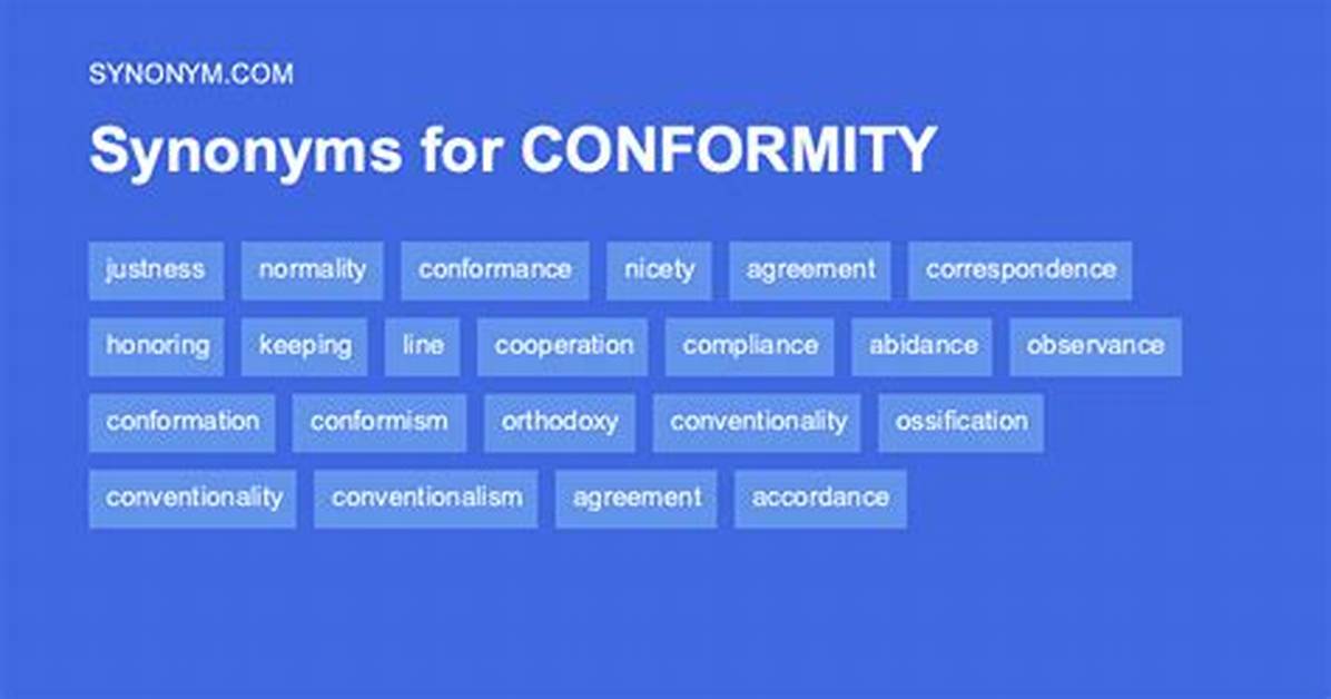 Conformity Synonym