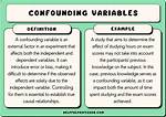 Confounding Variables Examples